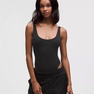 NWT Lululemon Wundermost Ultra-Soft Nulu Mesh Scoop-Back Thong Bodysuit